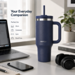 Contigo Streeterville Tumbler 1200 ml with Handle | Stainless Steel Vacuum Insulated Water Bottle with Straw and Lid | Cold for 29 Hours | Travel Mug | Thermal Flask | BPA Free - Image 2
