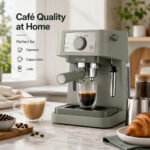 De'Longhi Stilosa EC260.GR  15 Bar Espresso & Pod Machine in Green - Image 2