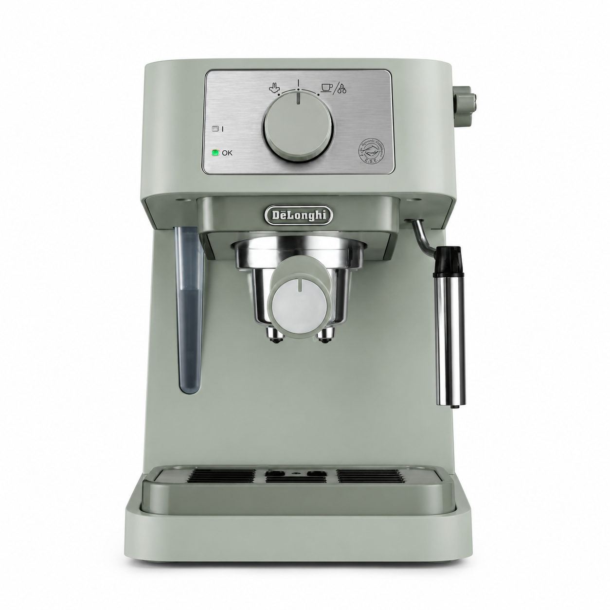 De'Longhi Stilosa EC260.GR 15 Bar Espresso & Pod Machine in Green De'Longhi Stilosa EC260.GR 15 Bar Espresso & Pod Machine in Green - Image 1
