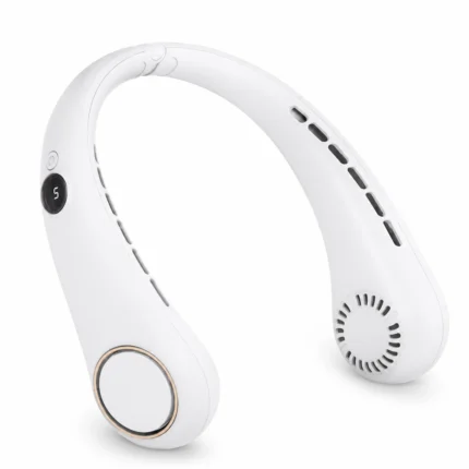 Portable Neck Fan – Hands-Free Cooling, 3 Speeds & LED Display