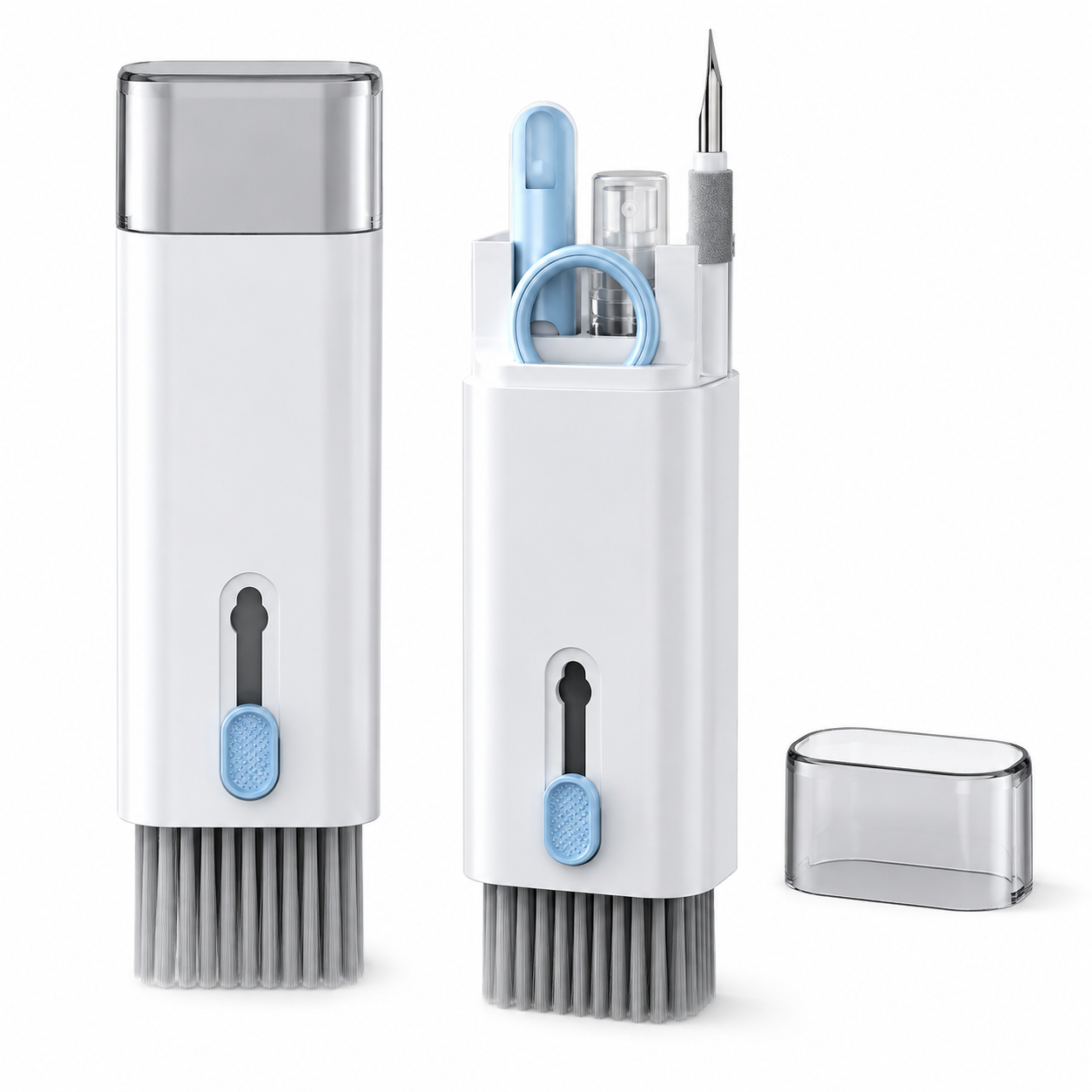 Portable Cleaning Brush Kit with Hidden Storage Portable Cleaning Brush Kit with Hidden Storage - Image 1