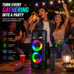 Sing-e Portable Bluetooth Party Speaker with Wireless Microphone - Image 2