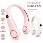 Portable Neck Fan – Hands-Free Cooling, 3 Speeds & LED Display - Image 2